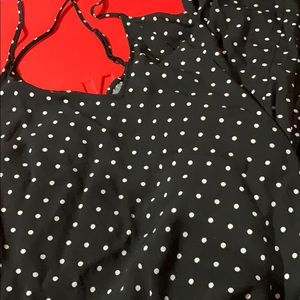 Old Navy polka dot maxi dress